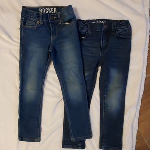 2 pairs of boys 5T skinny jeans